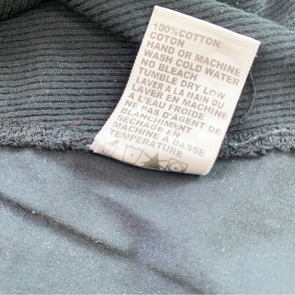 James Perse Business Office Corporate Long Sleeve Button  Top Blck Top Size S - Picture 6 of 11